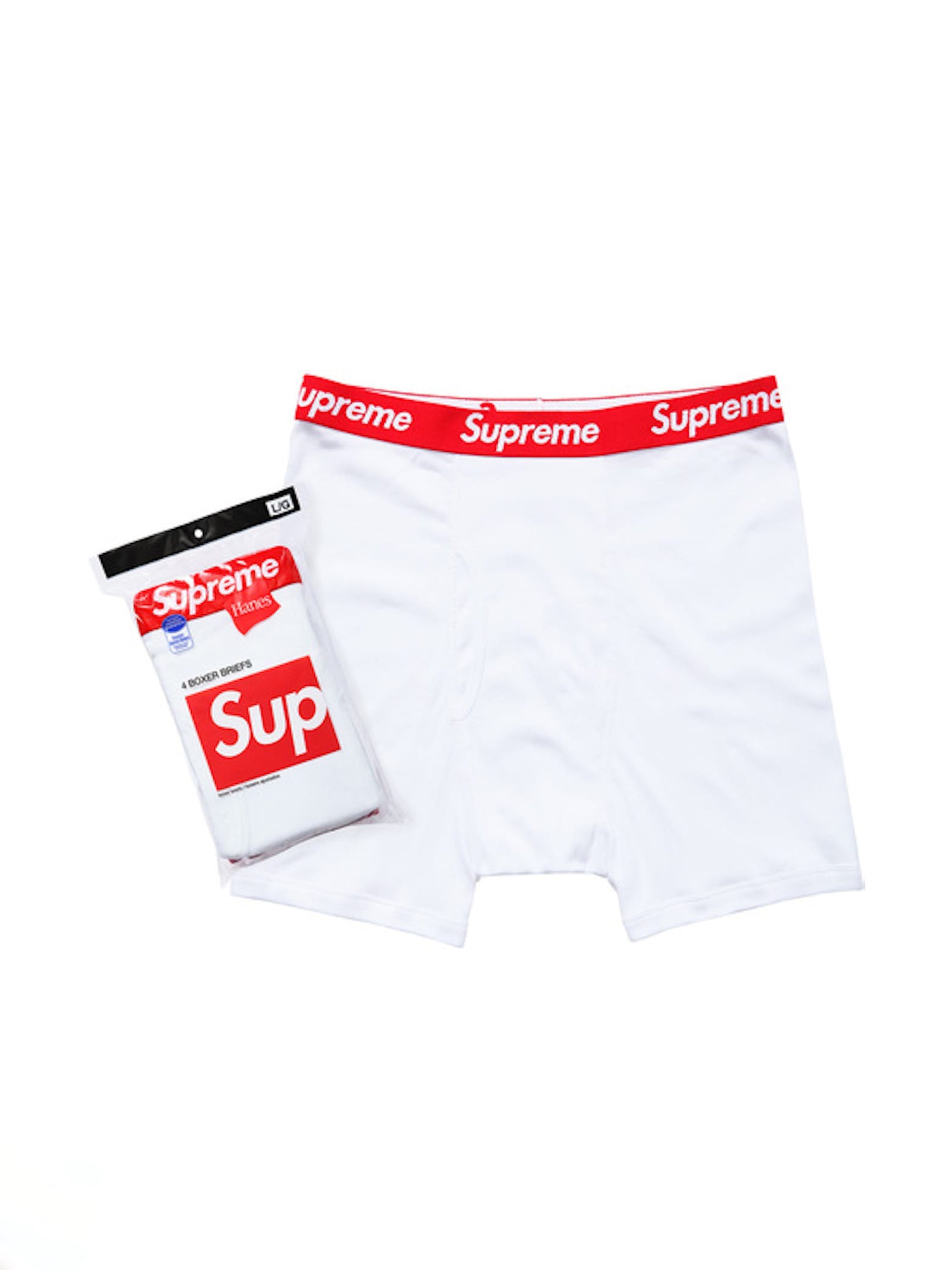 Supreme Boxers White 4pz