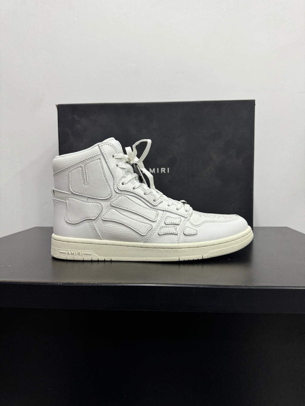 AMIRI Skeleton High Triple White