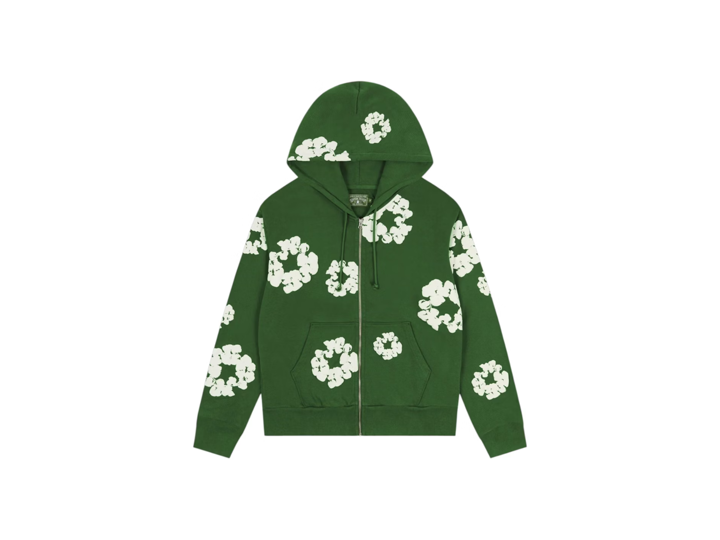 Denim tears Zip hoodie Green