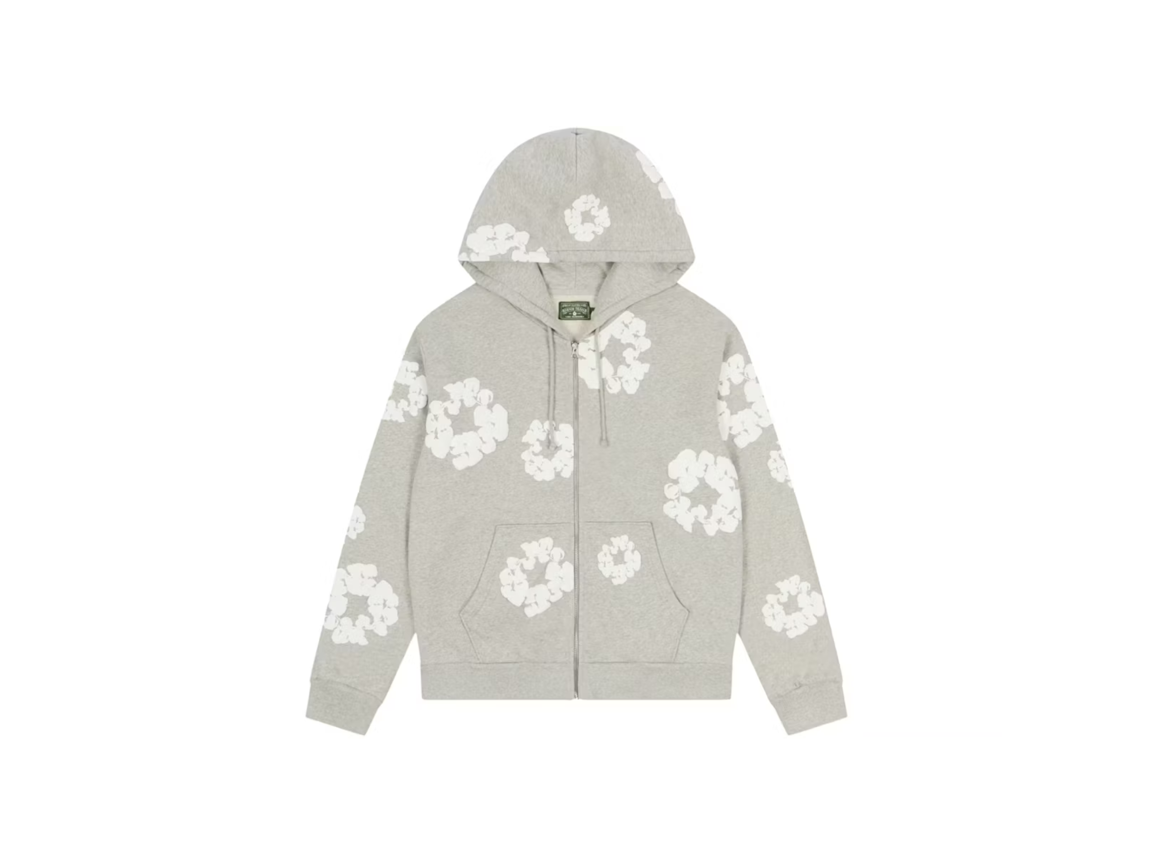 Denim tears Zip hoodie Grey