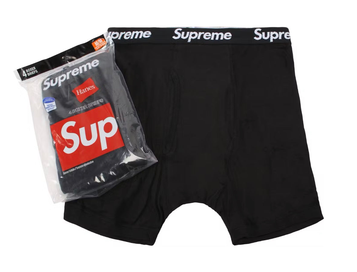 Supreme Boxers Black 4pz