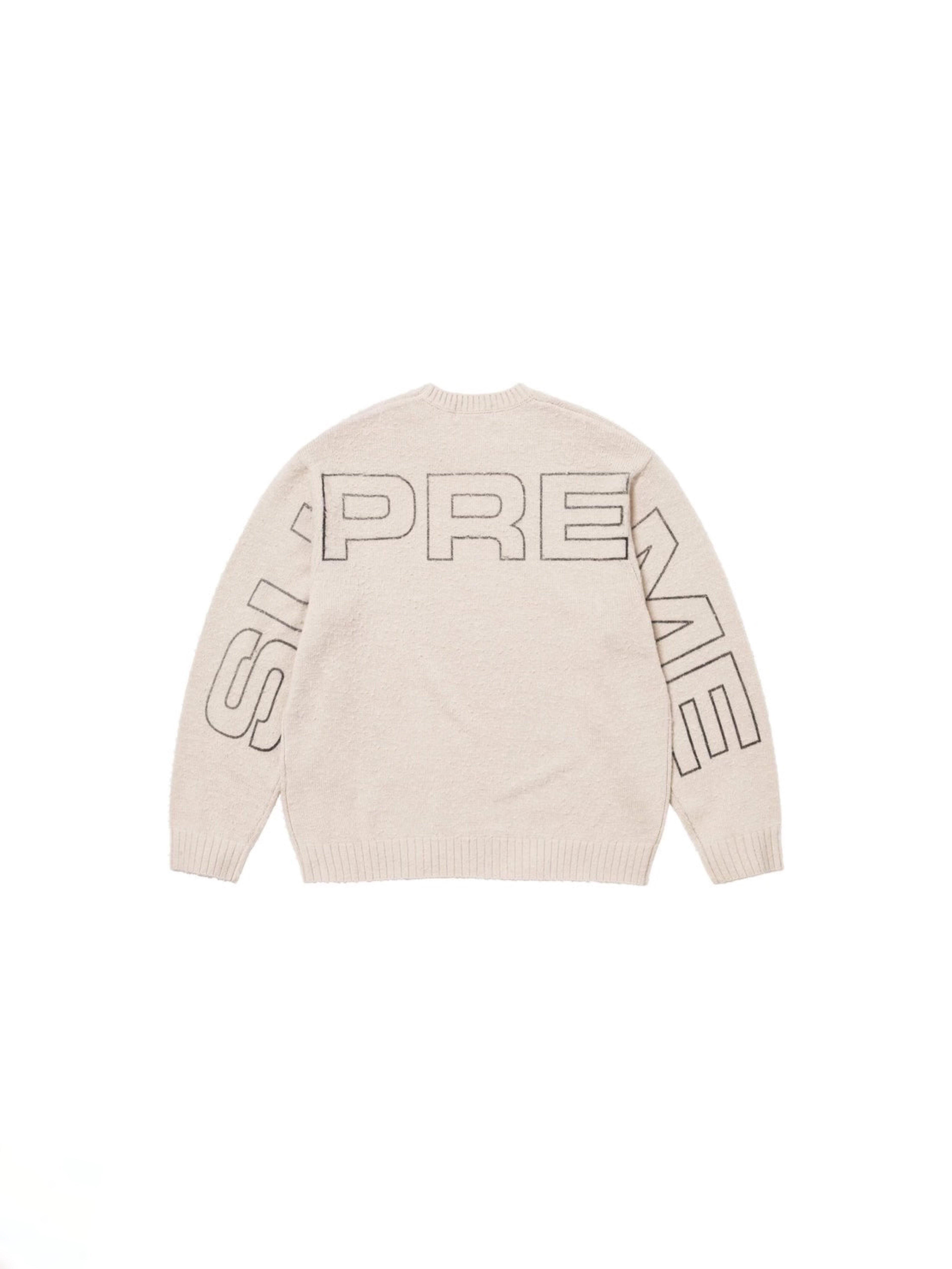 Supreme pilled sweater Stone